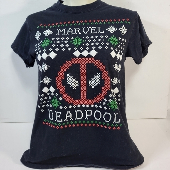 Marvel Deadpool Black T-Shirt - Picture 2 of 5
